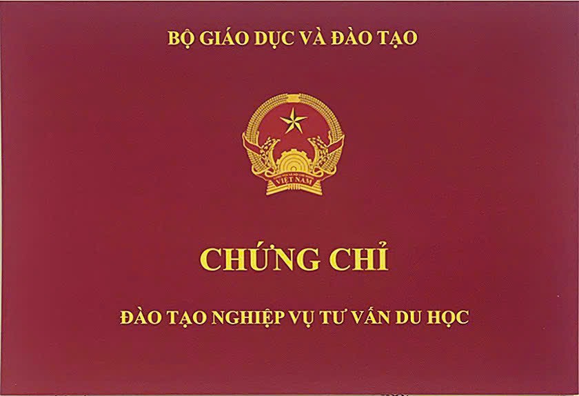 chứng chỉ tư vấn du học